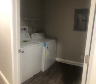 In unit washer and dryers. - 330 E Niagara St