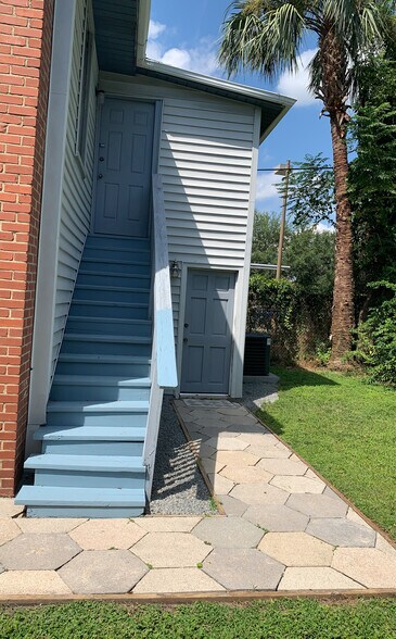 entrance upstairs, laundry room down - 2243 Gilmore St