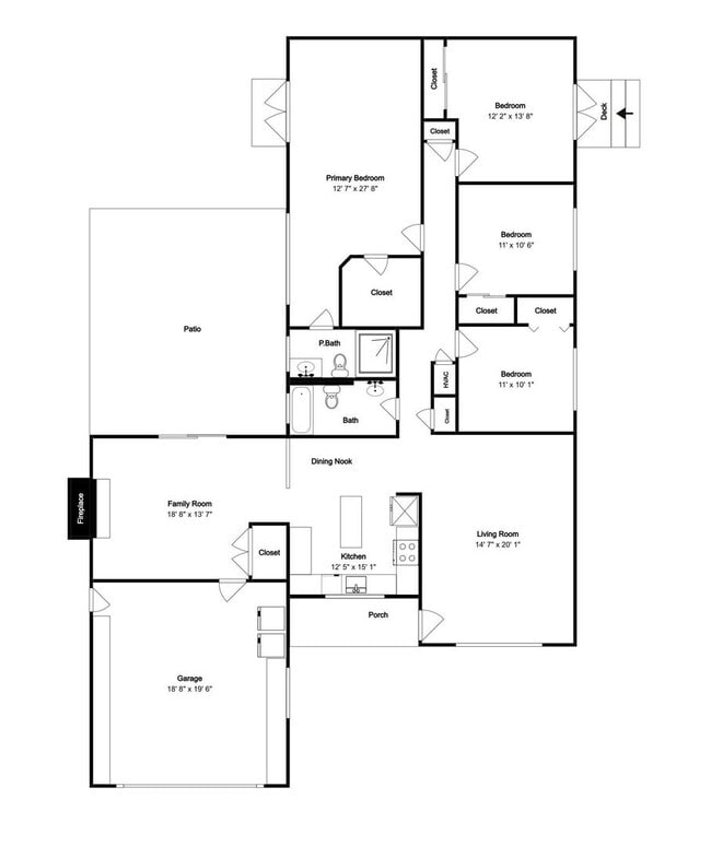 Building Photo - Spacious 4 Bed/ 2 Bath House in the Quiet ...