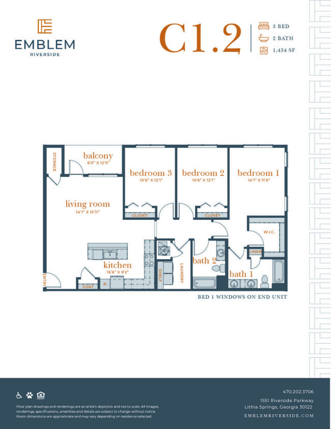 Floorplan - Emblem Riverside