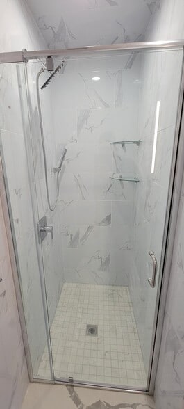 Master Bedroom Full Bathroom Standing Shower - 2345 E 1st St
