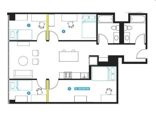 4BR/2BA - Dwight Lofts