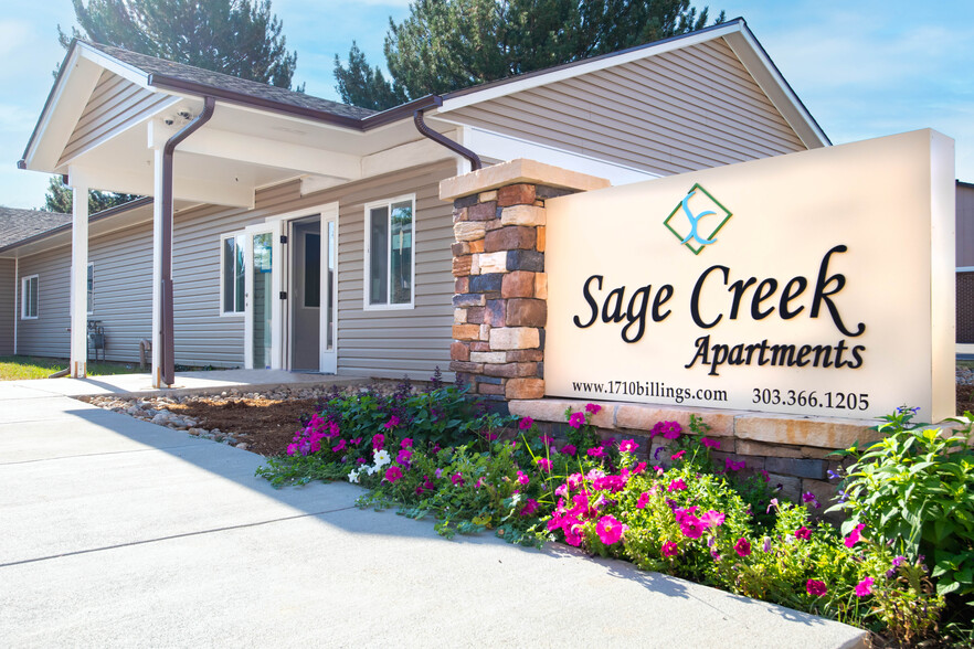 Property Sign & Leasing Office - Sage Creek Apartments