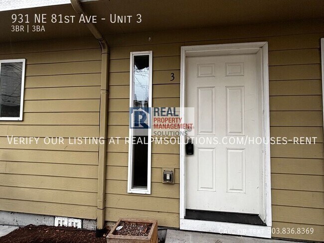 Building Photo - 931 NE 81st Ave