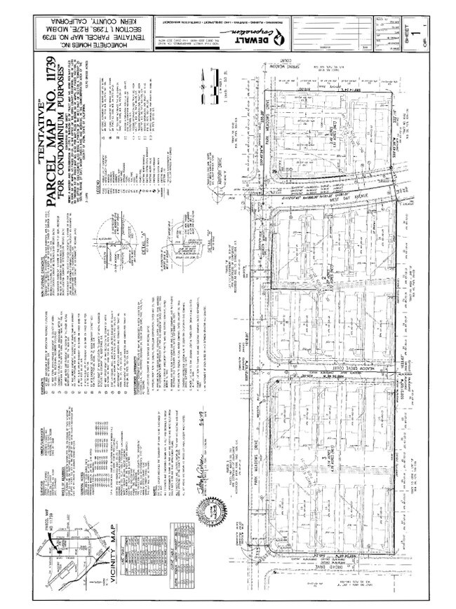 Parcel Map - West Day Ranch - Group 1 - Orchid Dr