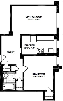 1BR/1BA - 178  Clinton Street