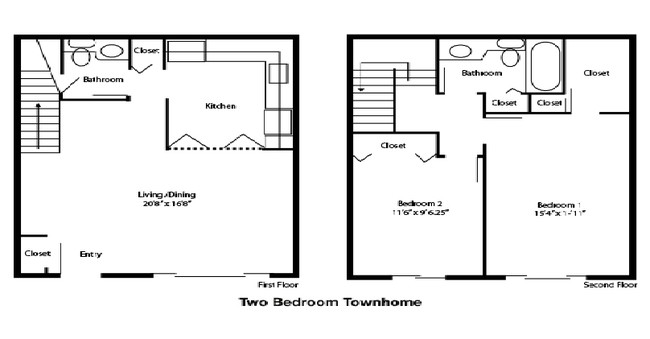 2BR/1.5BA - Academy Square Apartments