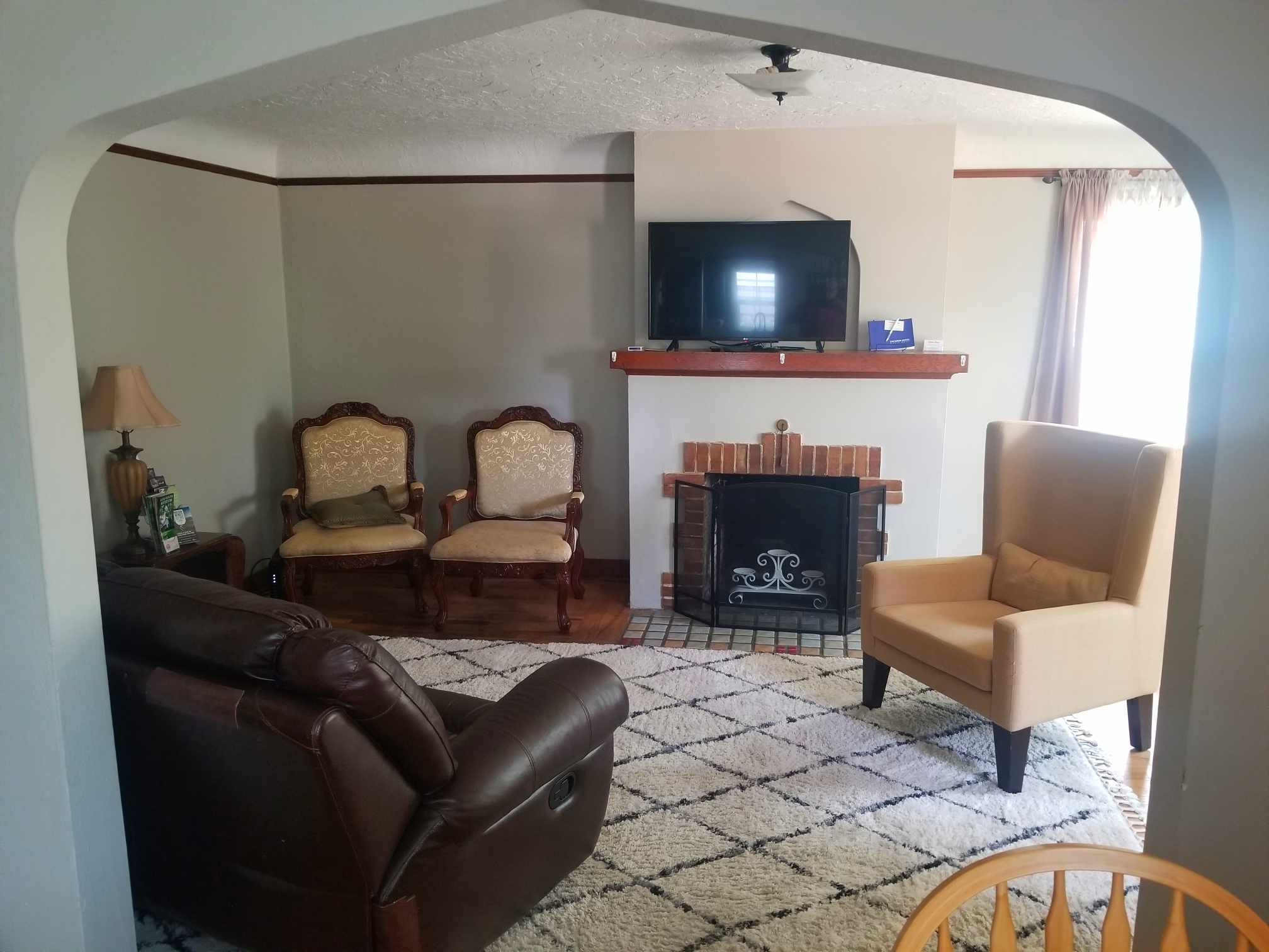 living room and fire place - 1730 18th St NE