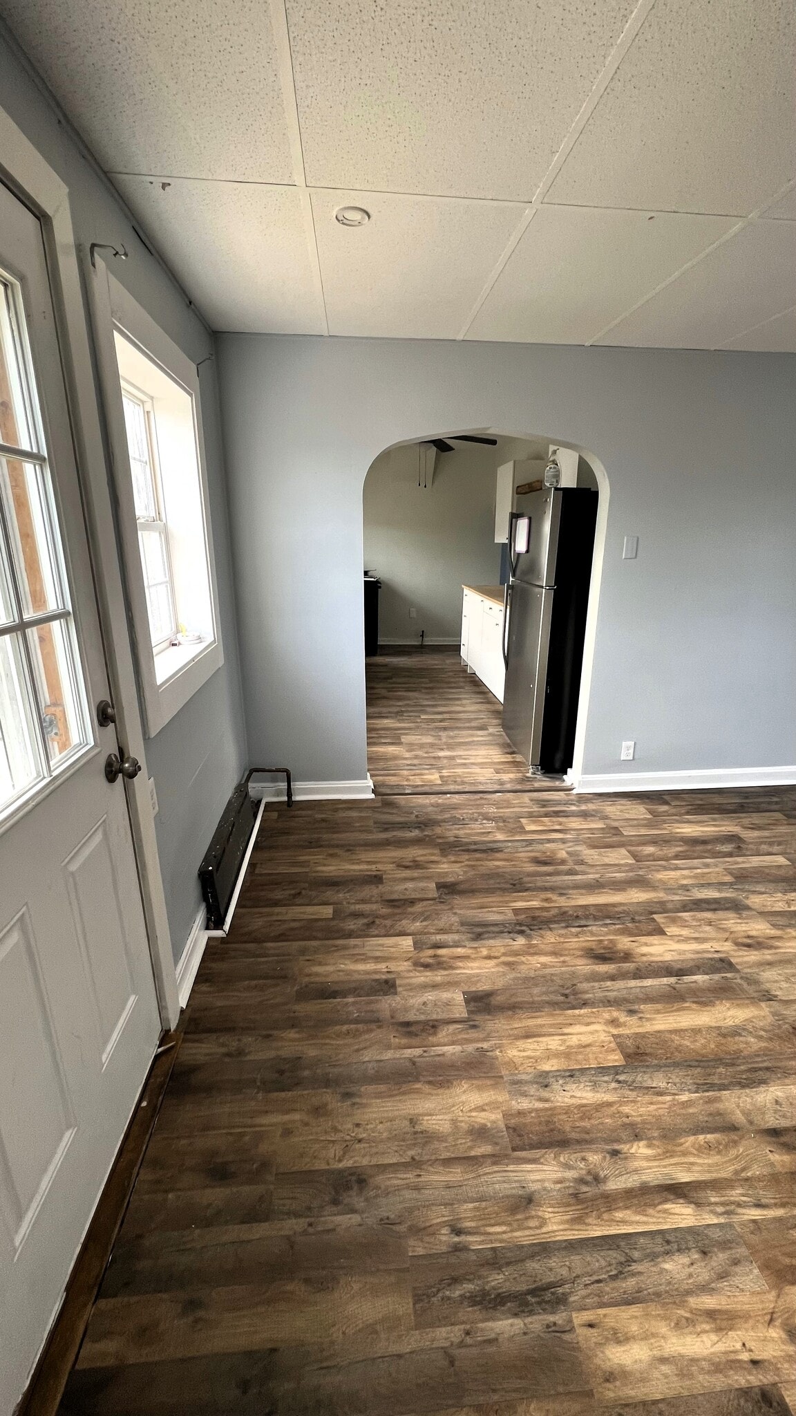 living room, the door to right goes to the balcony. - 414 Erie Ave
