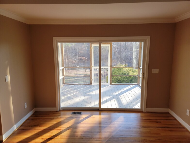 Sliding door to screen porch and access to yard - 7649 Keistlers Store Rd