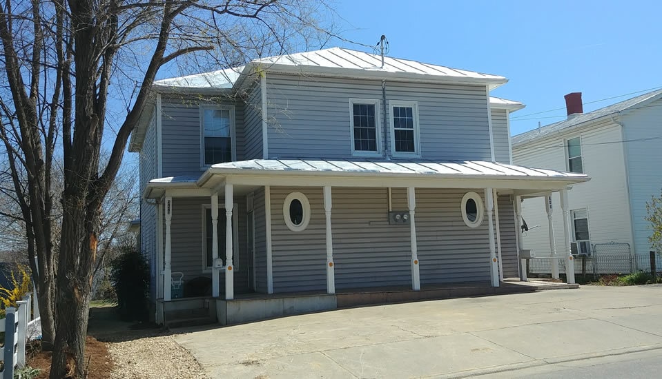 350 is the left unit of the building. The front off-street parking is shown here. - 350 collicello st