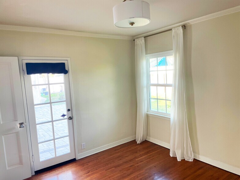 Back Bedroom with French door to the backyard - 15341 Cohasset St
