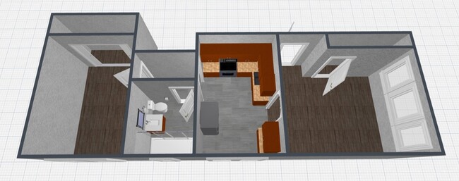 $1100 1 Bedroom - The Logan