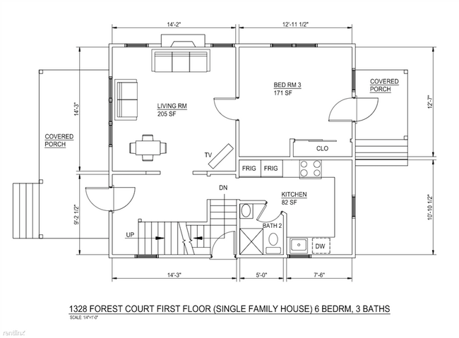 Building Photo - 6 br, 3 bath House - 1328 Forest Court
