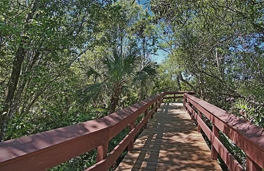 Elevated bridge to the cabana - 270 Naples Cove Dr