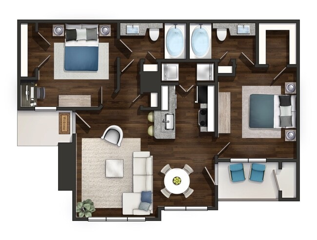 Floorplan - Briarhill Apartment Homes