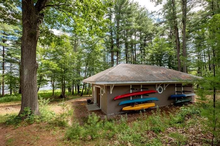Boat house to hold canoes and kayaks - 100 Shepards Cove Rd