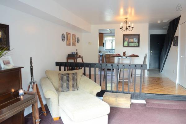 One Bedroom Livingroom - Village in the Park Apartments