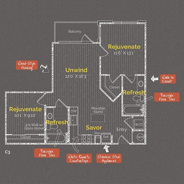 Floorplan - The Maxwell