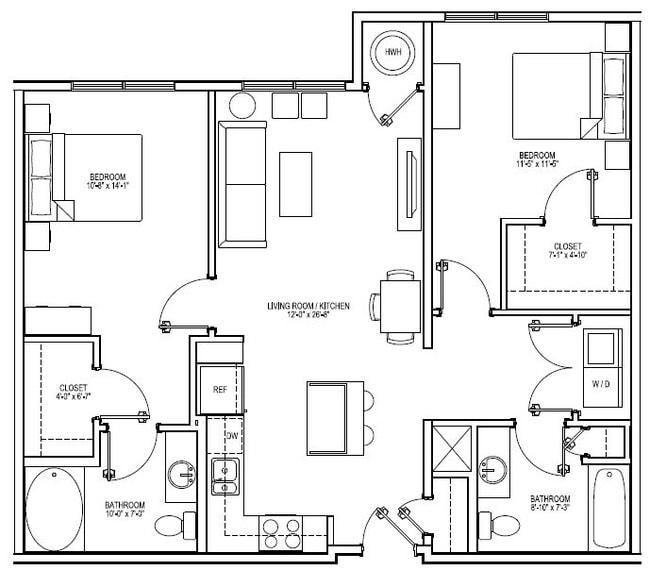 Floorplan - Vox on Two