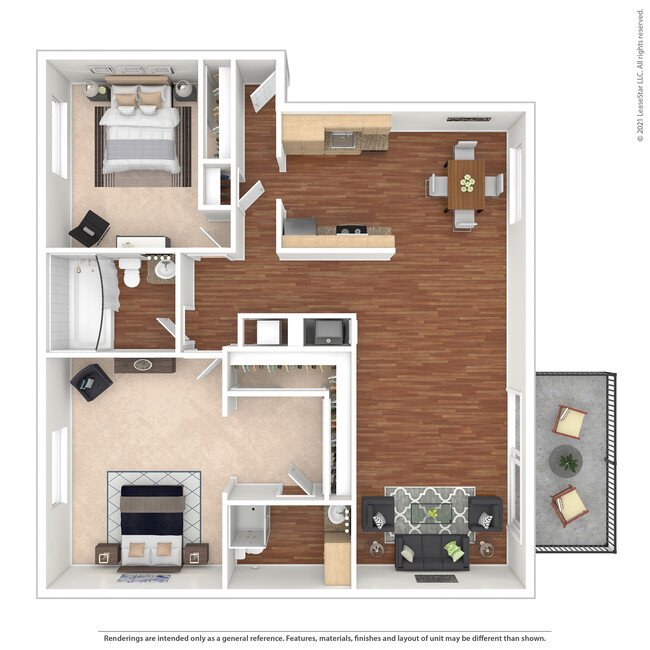 Floorplan - Pleasanton Glen Apartments