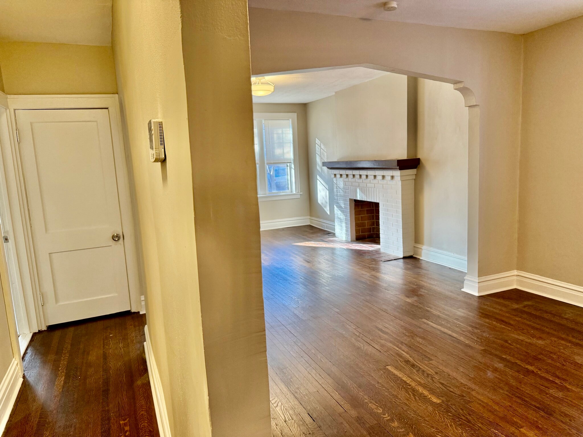Hall closet and Living space - 7119 Amherst Ave