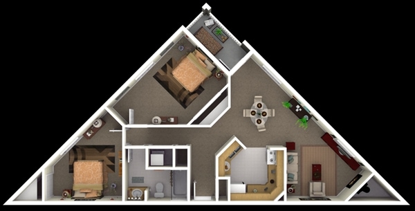 2B 1B - Quail Ridge Apartments