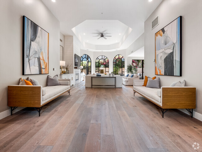 Beautiful, gracious entry with original canvas art greats your guests in style - 8437 N 84th St