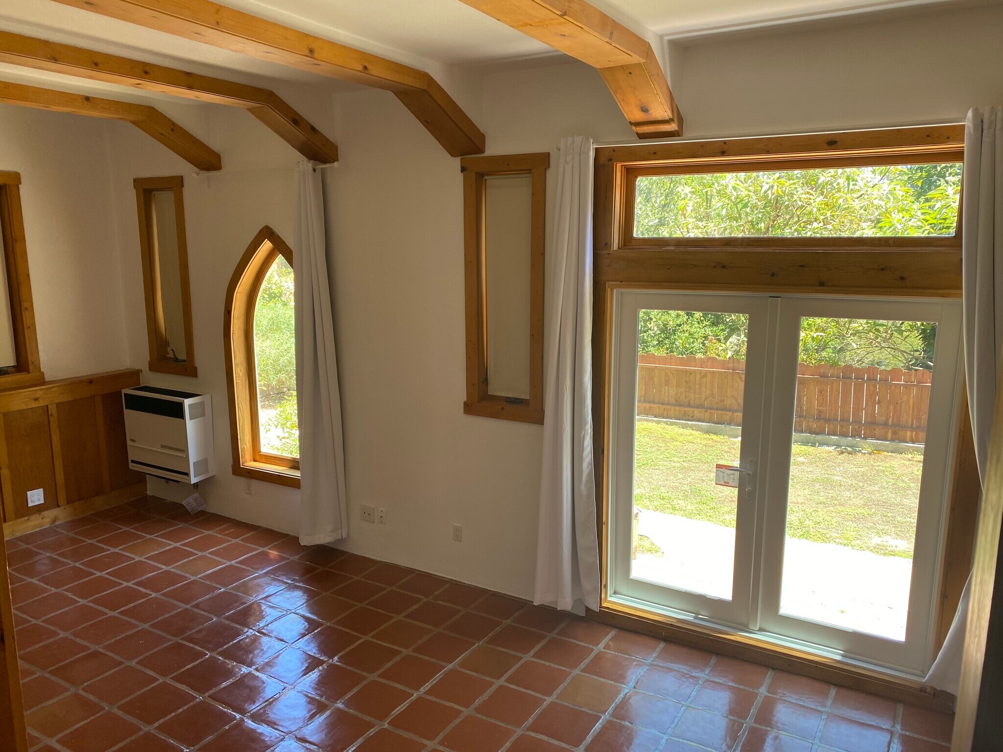 Double French doors to yard. - 6206 Temple Hill Dr