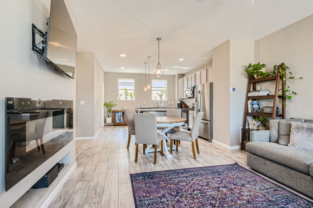 Second floor dining area and kitchen - 4280 E Warren Ave