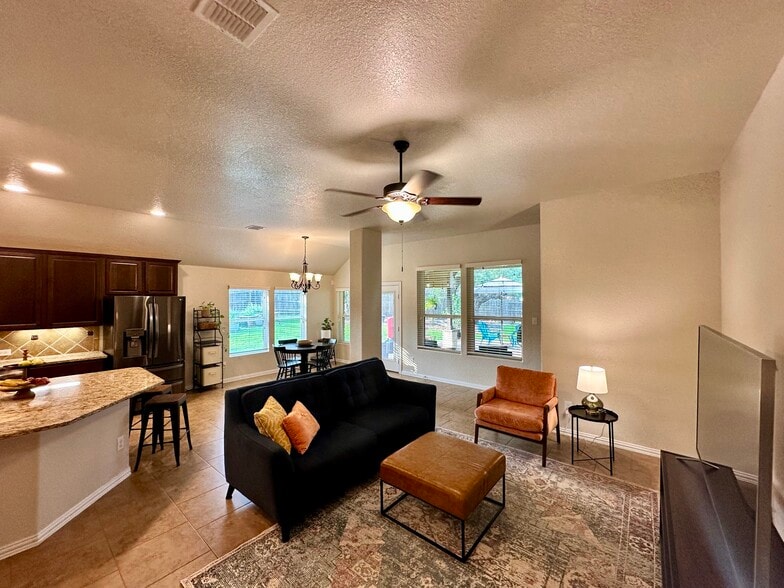 Open kitchen, family room, breakfast nook - 2739 Tuscan Cyn