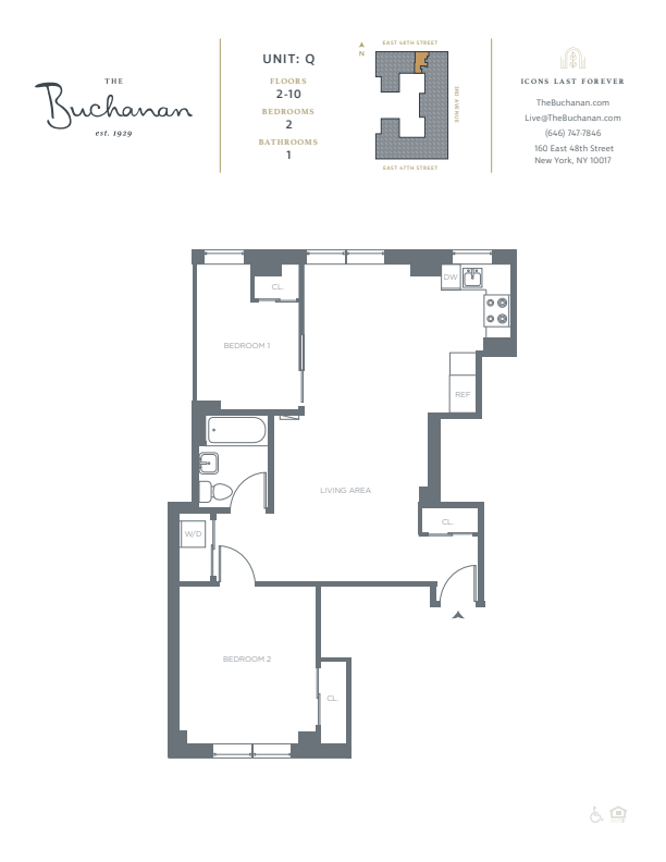 Floorplan - The Buchanan