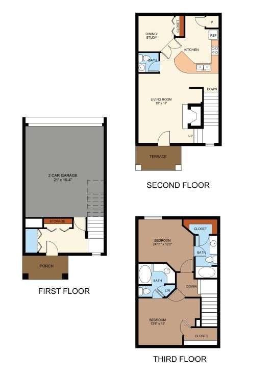 Floorplan - Monticello Oaks Townhomes