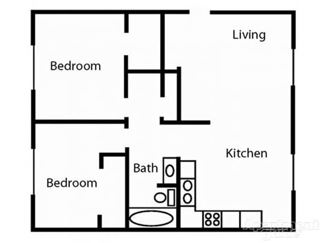 Floorplan - Arden Place Apartments