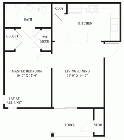 1BR/1BA - Wendover Walk Apartments