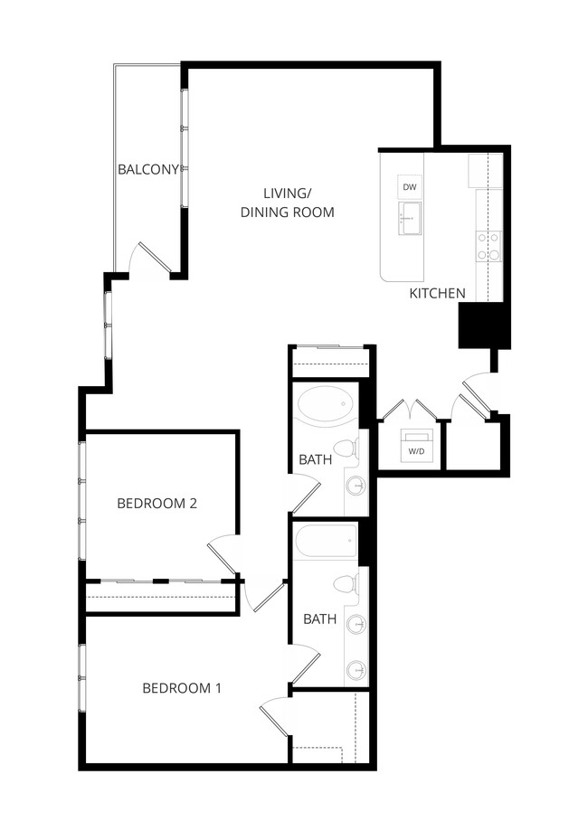 Floorplan - Gatsby Apartments