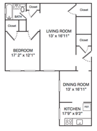 1BR/1BA - The Edge