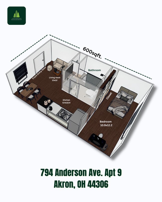 Building Photo - A comfortable 1 Bedroom with 1 Bathroom apartment in Anderson Avenue