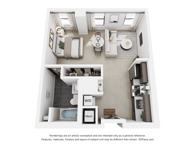 Floorplan - National City Tower Lofts
