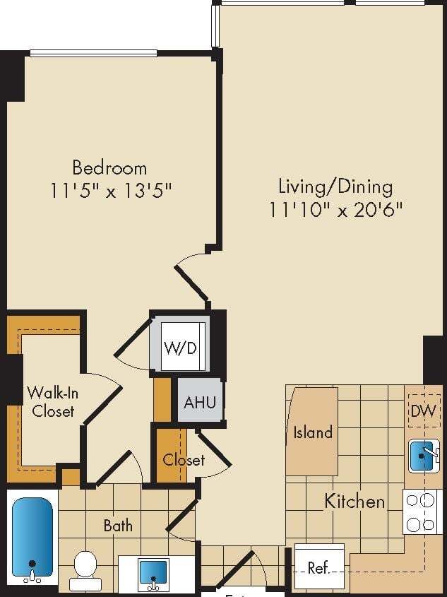 Floorplan - Flats 130 at Constitution Square