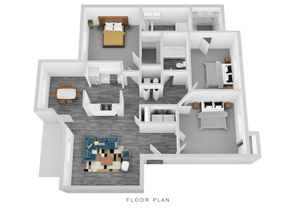 Floorplan - Ivy Hills Living Spaces