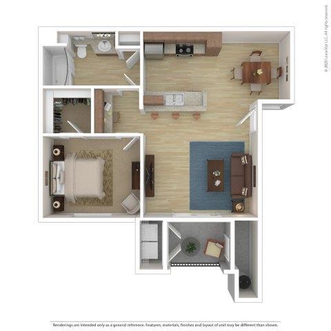 Floorplan - Camino Real Apartments