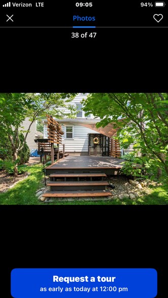 back yard - 218 S Marquette St