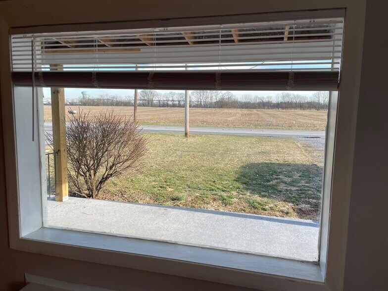 Front porch view from large living room window - 12211 Williamsport Pike