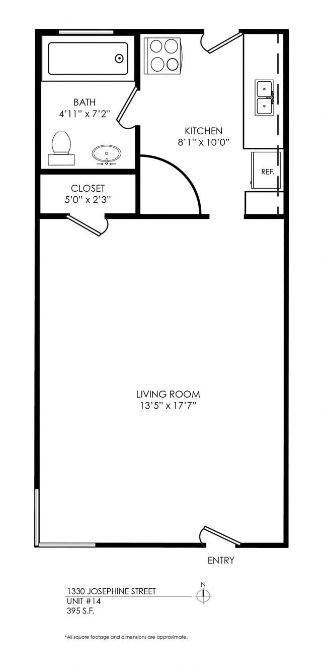 Floorplan - 1330 Josephine Street