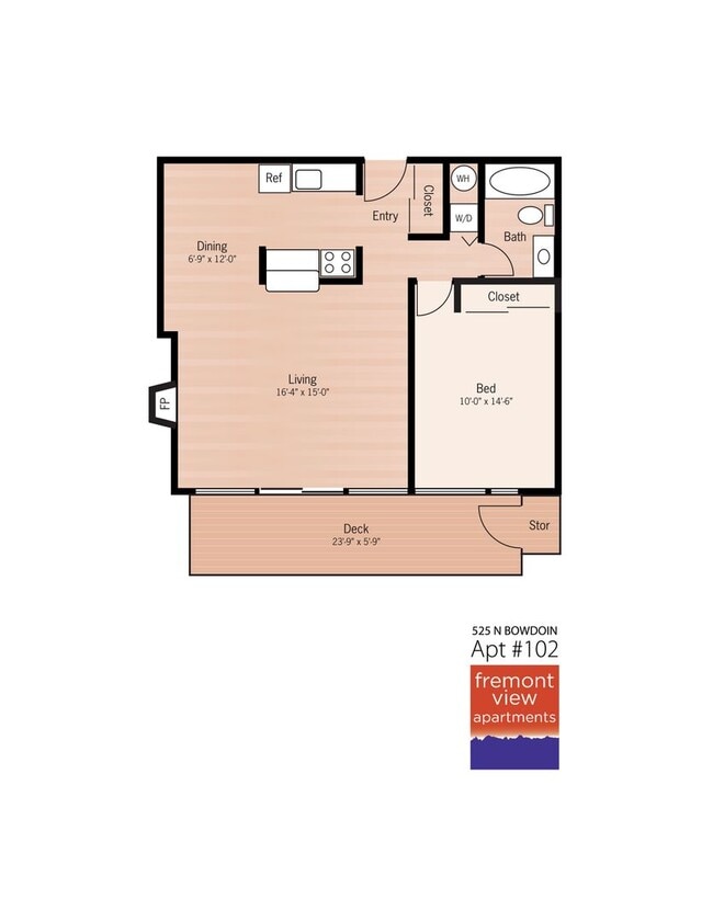 Interior Photo - Fremont View  - 525 N Bowdoin Place