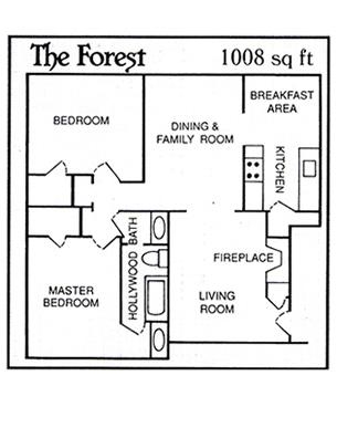 Floorplan - The Greens Apartments