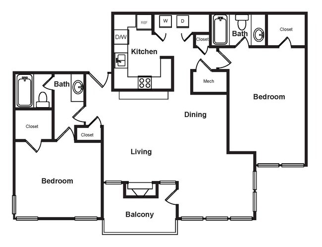 Floorplan - Windsor Peachtree Corners