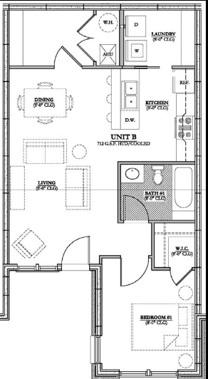 1BR/1BA - Lexington Woods Apartments
