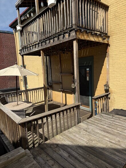 Deck off living room and smaller deck off bedroom. - 4747 Hatfield St